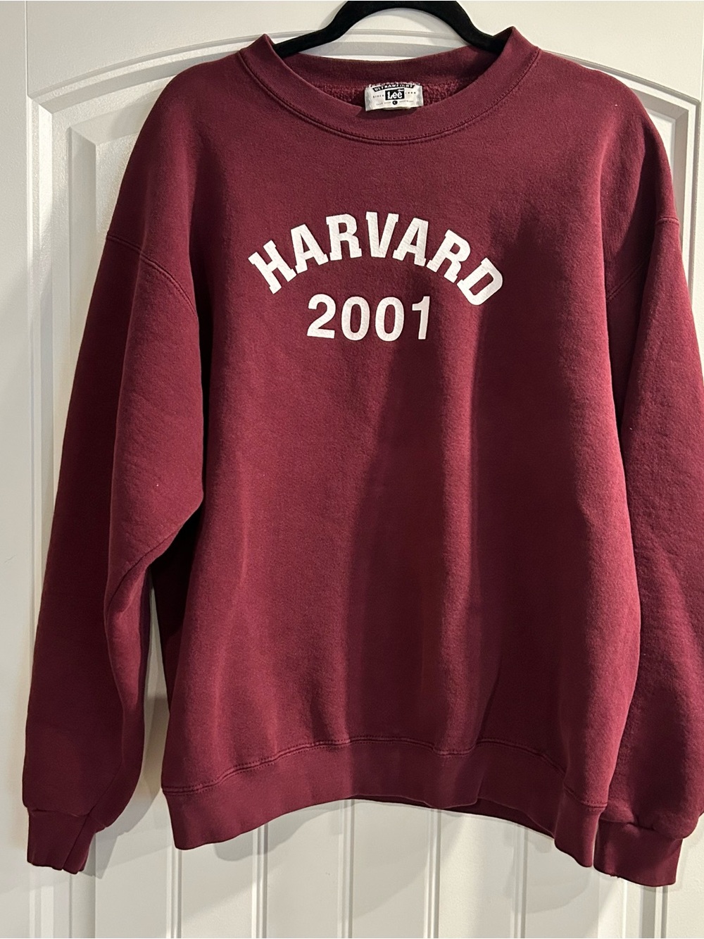 Lee Maroon Harvard 2001 Crewneck Sweatshirt